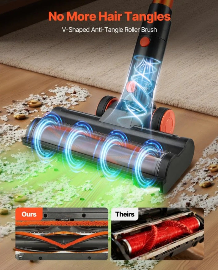 Vevor Vacuum Cleaner Cordless 40 kPa Stick Vacuum New