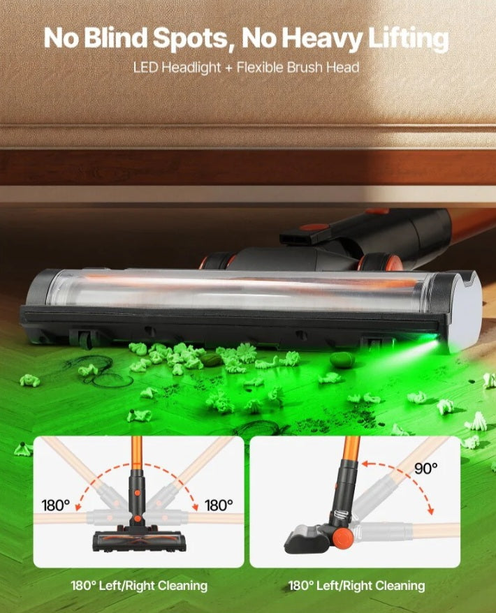 Vevor Vacuum Cleaner Cordless 40 kPa Stick Vacuum New