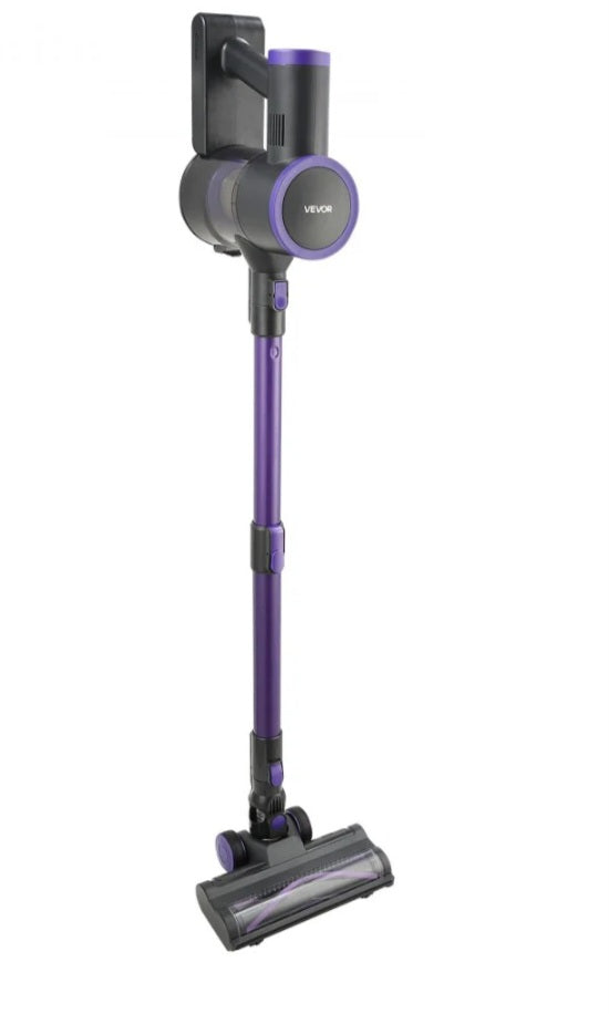 Vevor Vacuum Cleaner Cordless Stick Vacuum 25 kPa Max Suction for Pet Hair Carpet Hardwood New